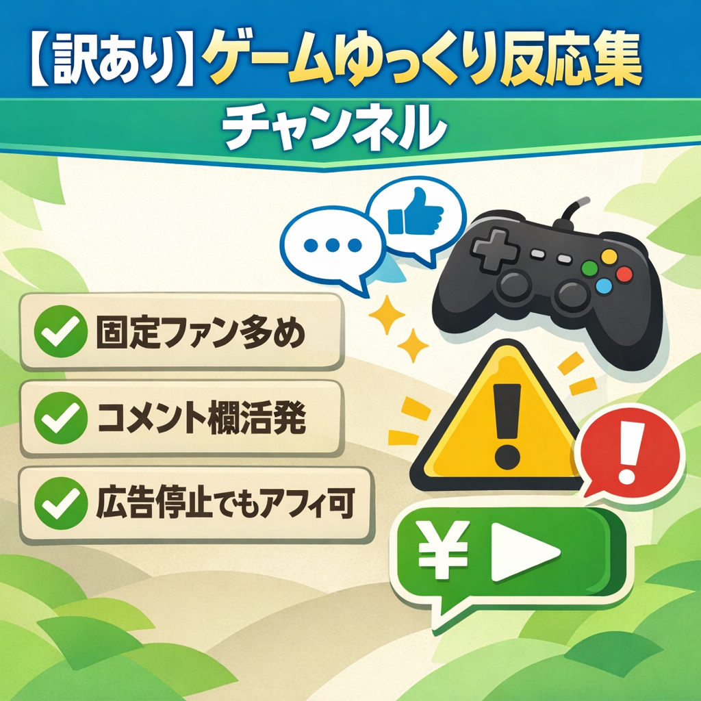 【訳あり】ファンが多いゲームのゆっくり反応集チャンネル