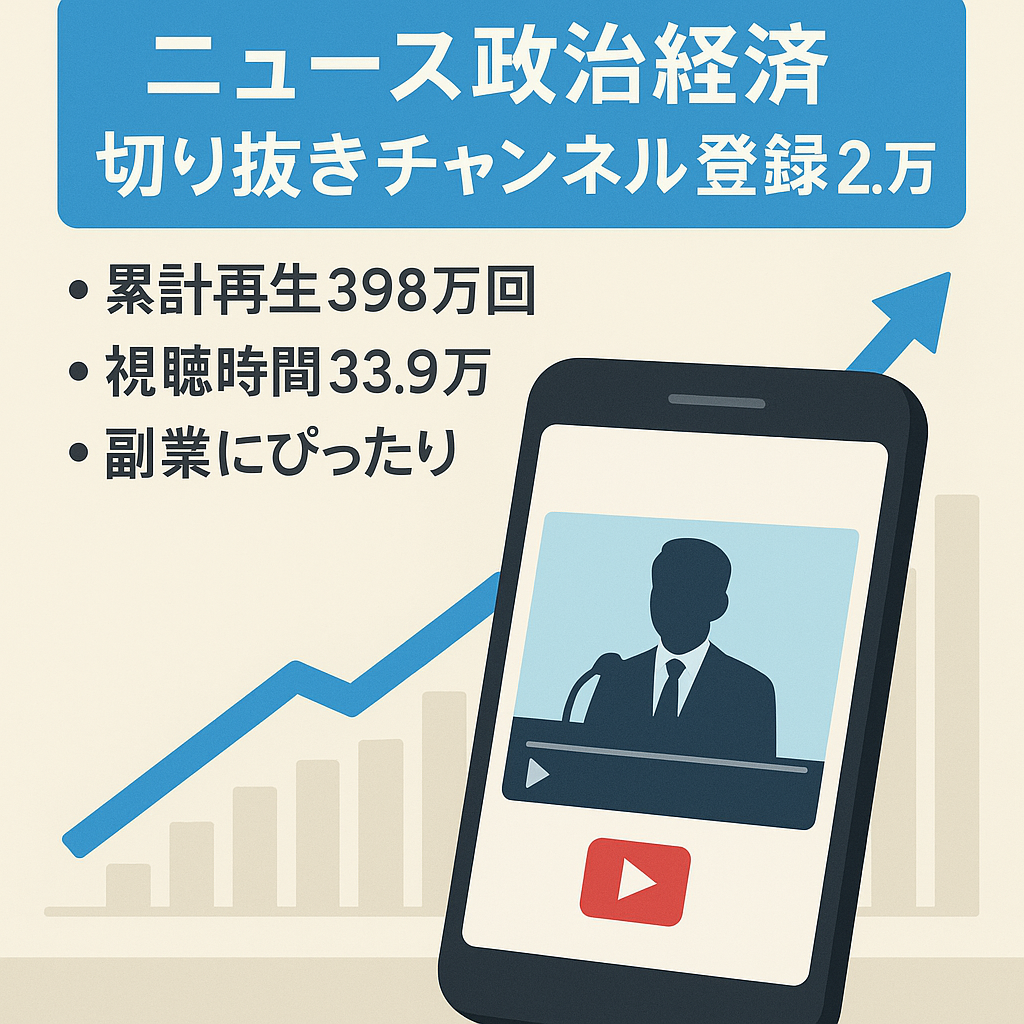 【ニュース,政治経済系】NO.2切り抜きチャンネル【登録者数21000人以上】