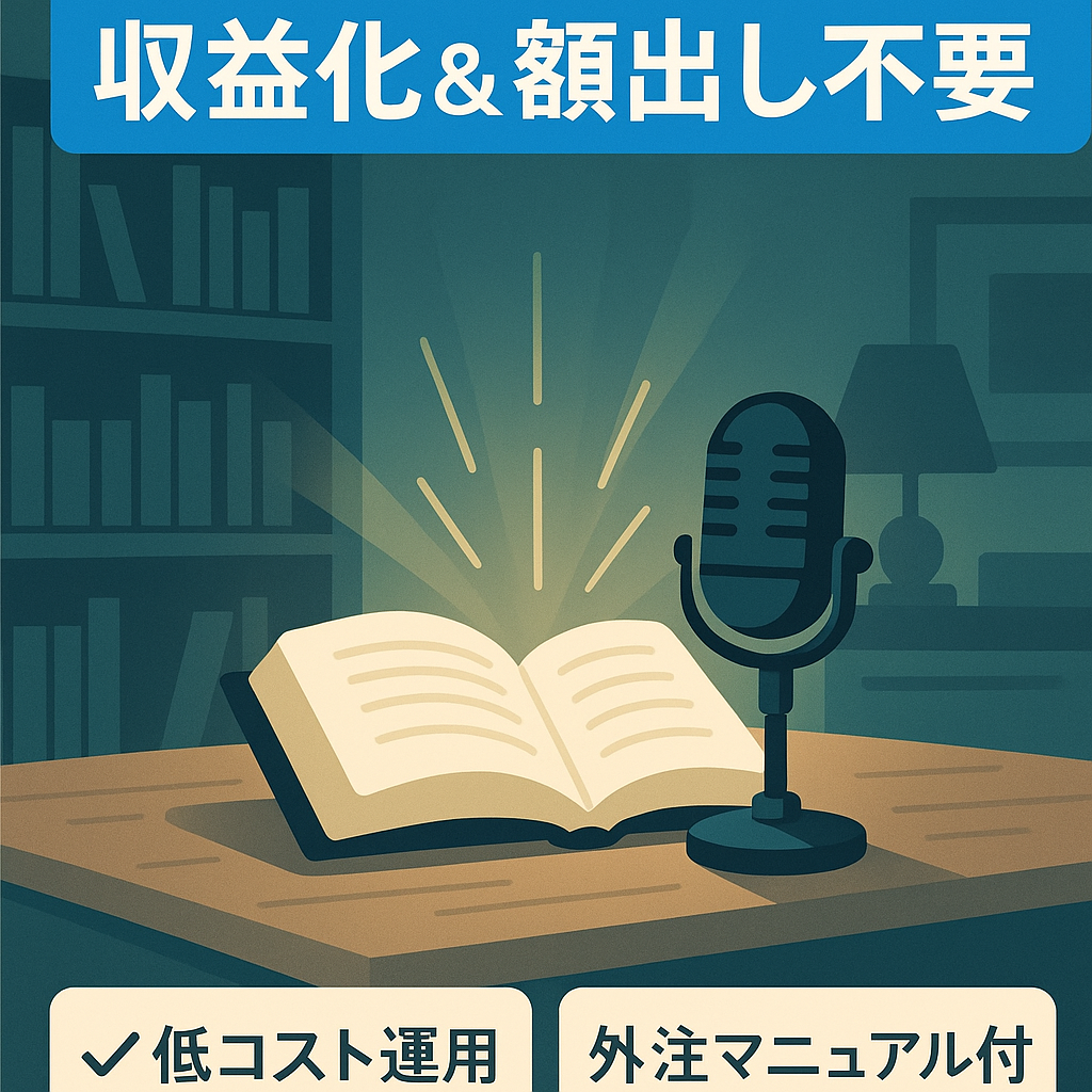 【収益化済み＆外注引き継ぎ可】顔出し不要の朗読チャンネル！外注化マニュアル等もお渡し