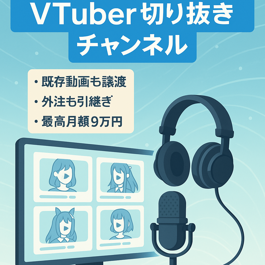 【登録者数5800人以上】個人Vtuberメインの切り抜きチャンネル