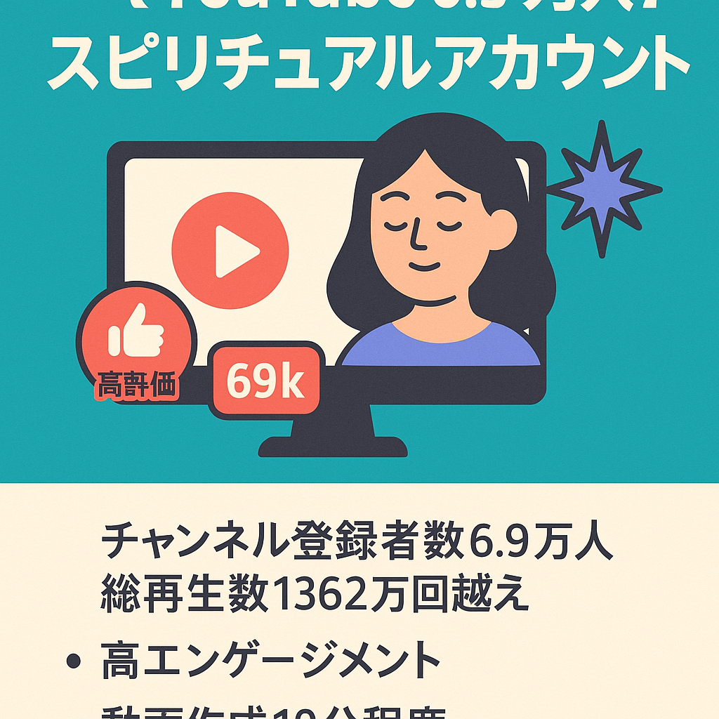 【YouTube6.9万人登録者数】累計高評価175万回スピリチュアルアカウント（shorts）