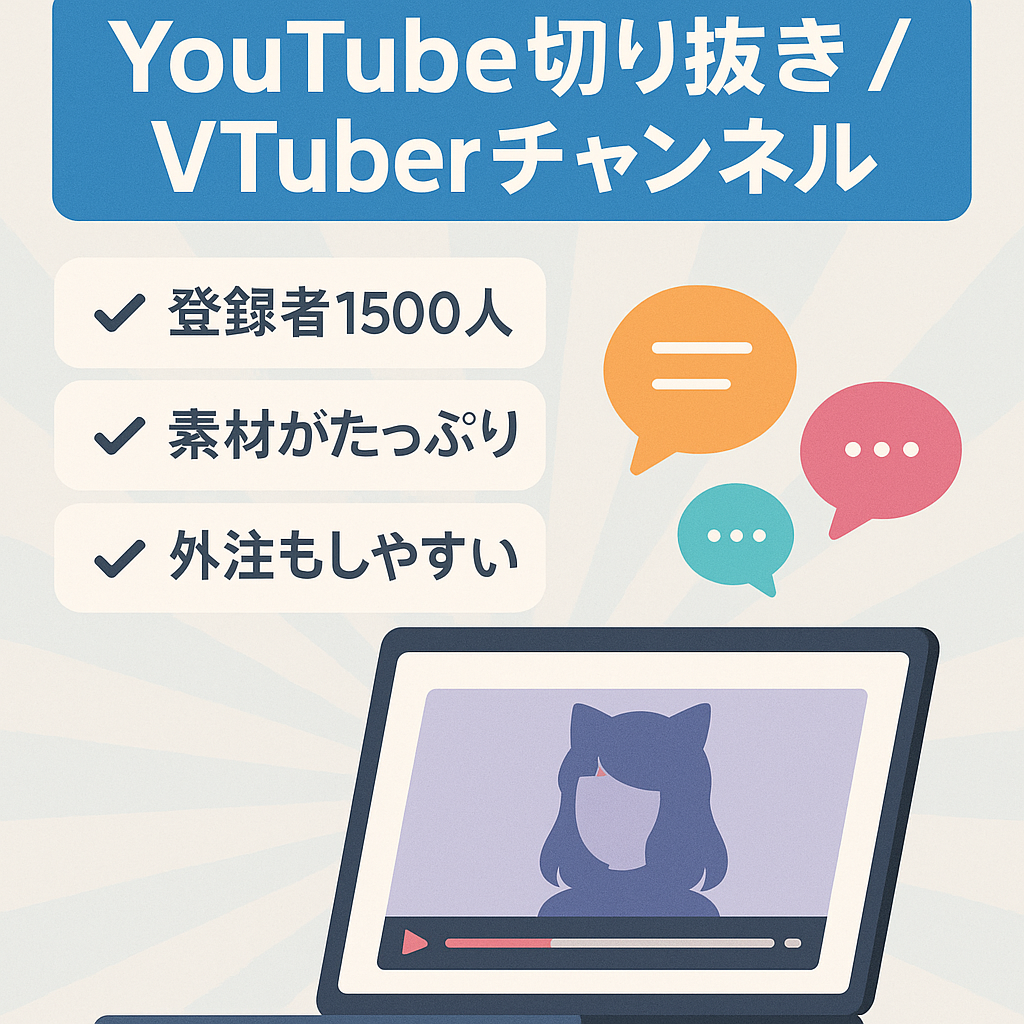 【登録者1500人】大手事務所のvtuber切り抜きチャンネル