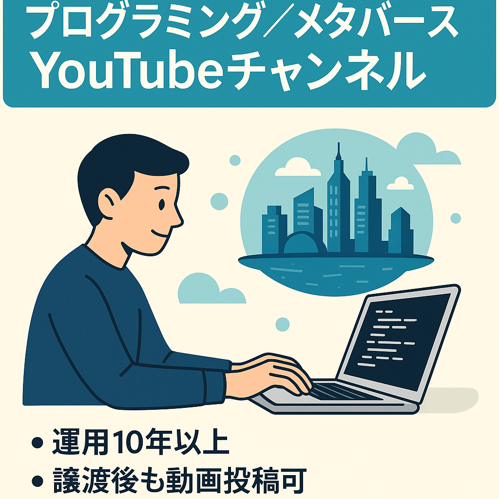 【毎週更新・チャンネル登録者2250人】プログラミングやメタバースが学べるベルリン在住エンジニアのYouTubeチャンネル