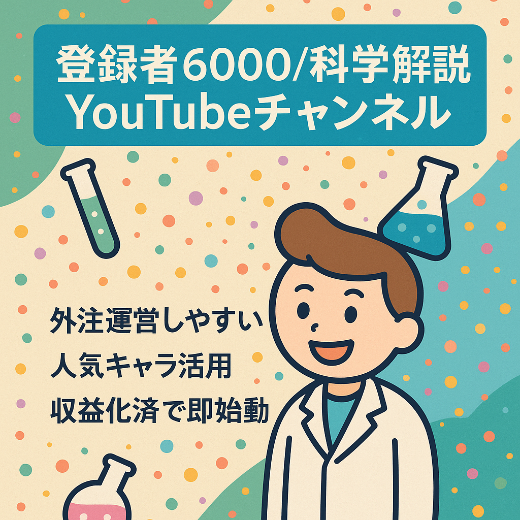 【ずんだもん/登録者6000人超え!】科学系ずんだもん解説チャンネル【属人性なし/1本目で収益化達成!!】