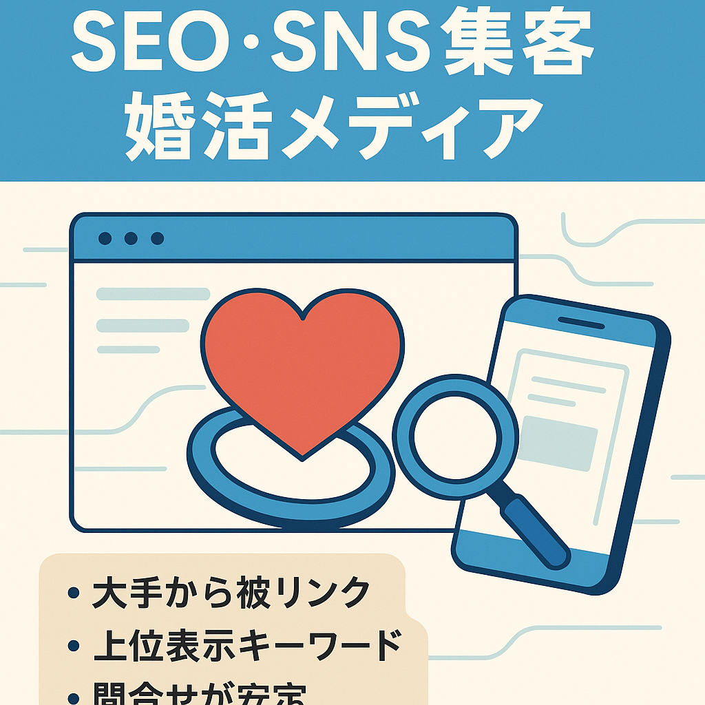 【恋愛・婚活ジャンル】SEO・SNSで集客できている婚活メディア