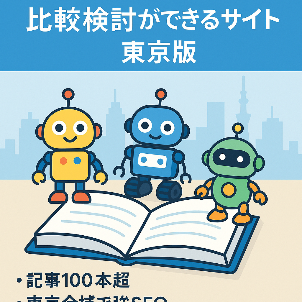 子ども向けロボット教室の比較検討ができるサイト・東京版