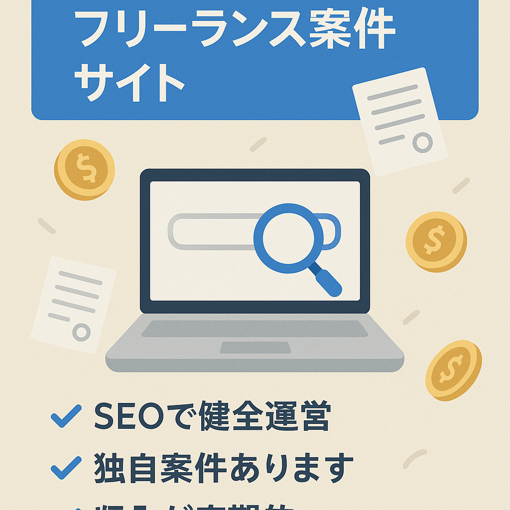 [SEOでの健全運営] 長期インターン・フリーランスエージェント案件で収益化しているサイト