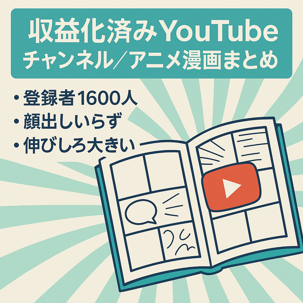 【登録者1600人収益化済み】人気アニメ・漫画まとめ動画、アニメや漫画好きにオススメです！
