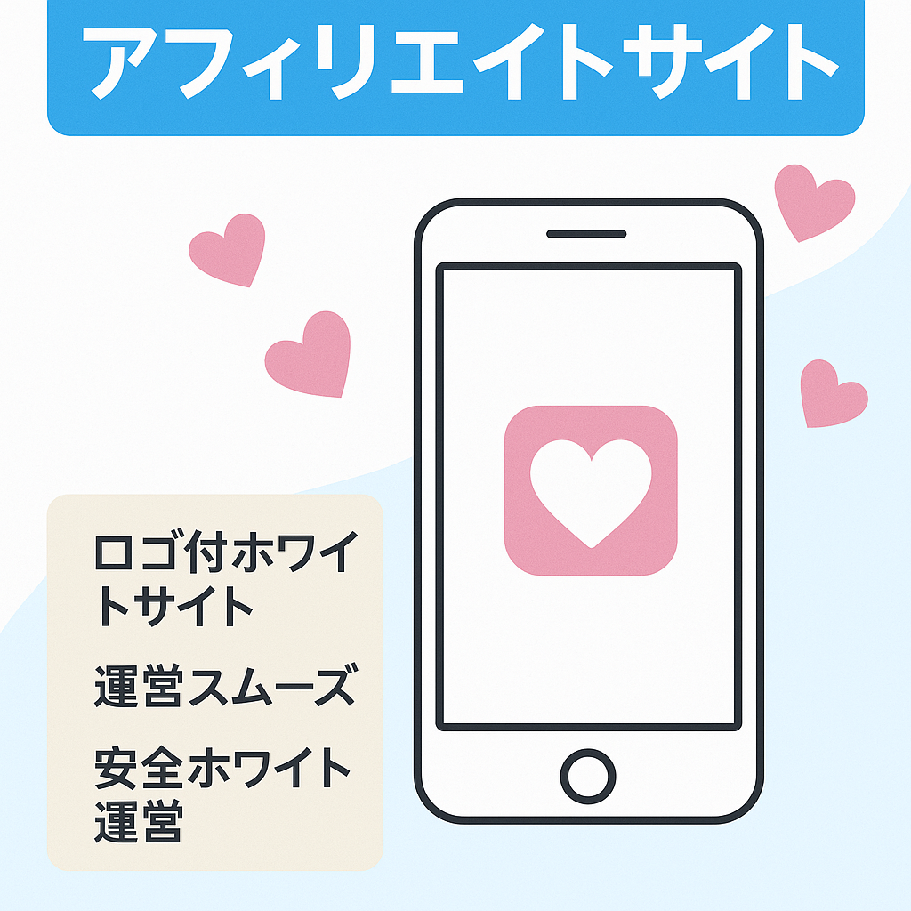 【ホワイト運営】マッチングアプリ・出会いアプリのアフィリエイトサイト