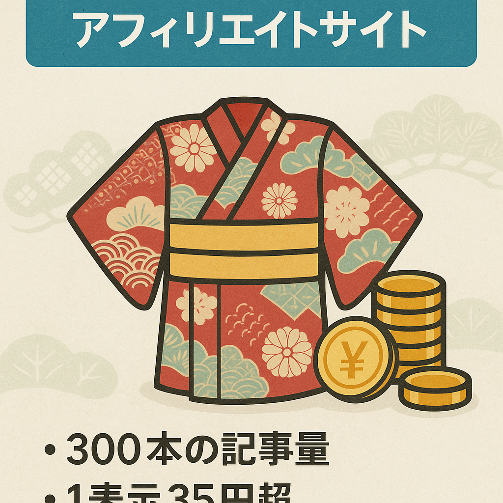 【運営5年】着物買取に関する情報をまとめたアフィリエイトサイト