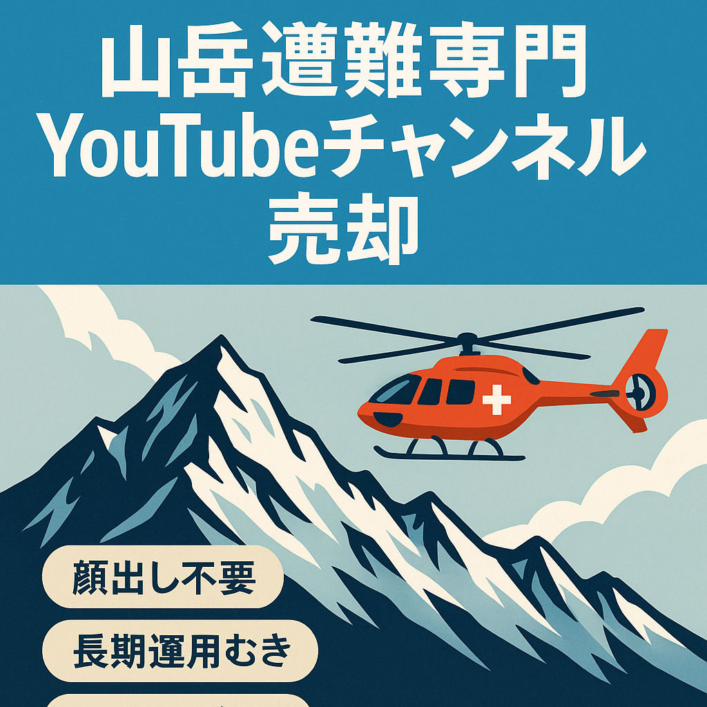 【超穴場ジャンル】1本で100万再生越えの山岳遭難チャンネル【早い者勝ち】
