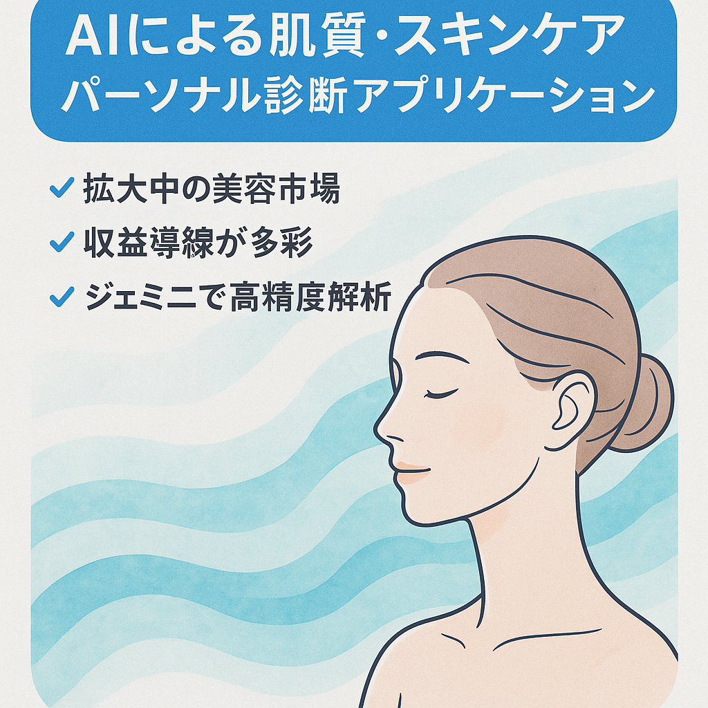 AIによる肌質・スキンケアパーソナル診断アプリケーション