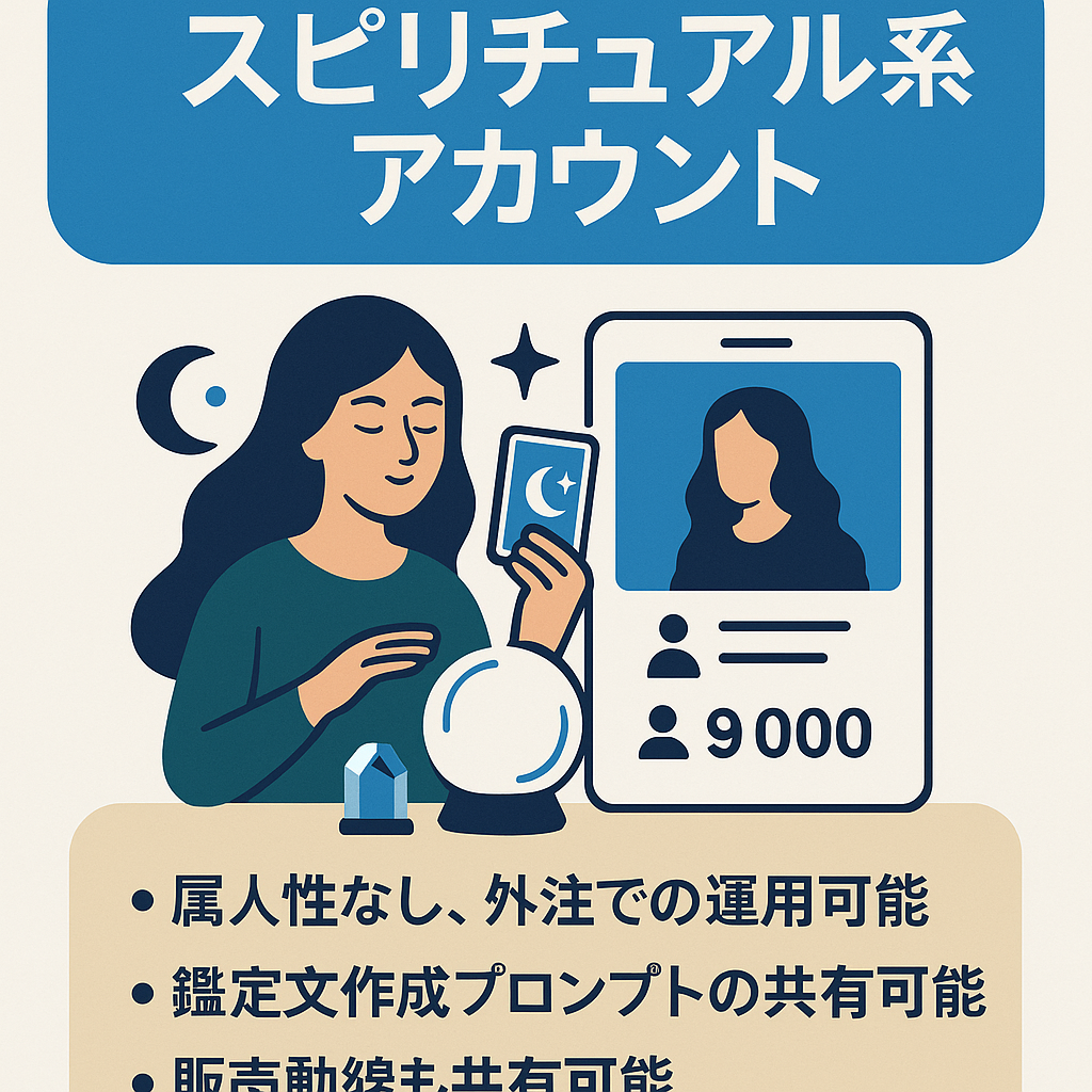 【属人性なし】総フォロワー9000人のスピリチュアル系アカウント
