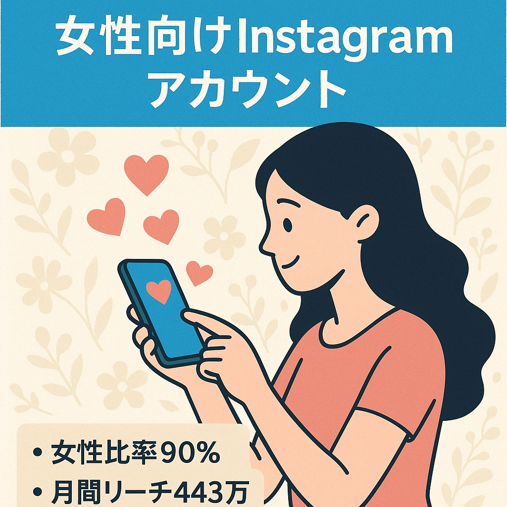 【Instagramフォロワー2.7万人以上】女性に人気のアカウント