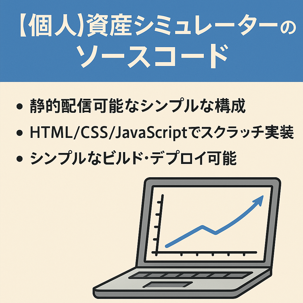 個人のしさん推移シミュレーターのソースコード一式売却