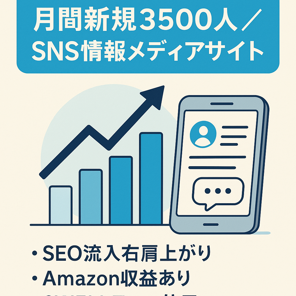 【月間新規ユーザー3500人前後】SEO集客ができているSNS関連情報メディア