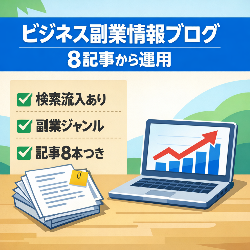 ビジネスジャンルの人気の副業情報ブログで現在は8記事です★よろしくお願いいたします。ジャンルはビジネスジャンルです(*^-^*)