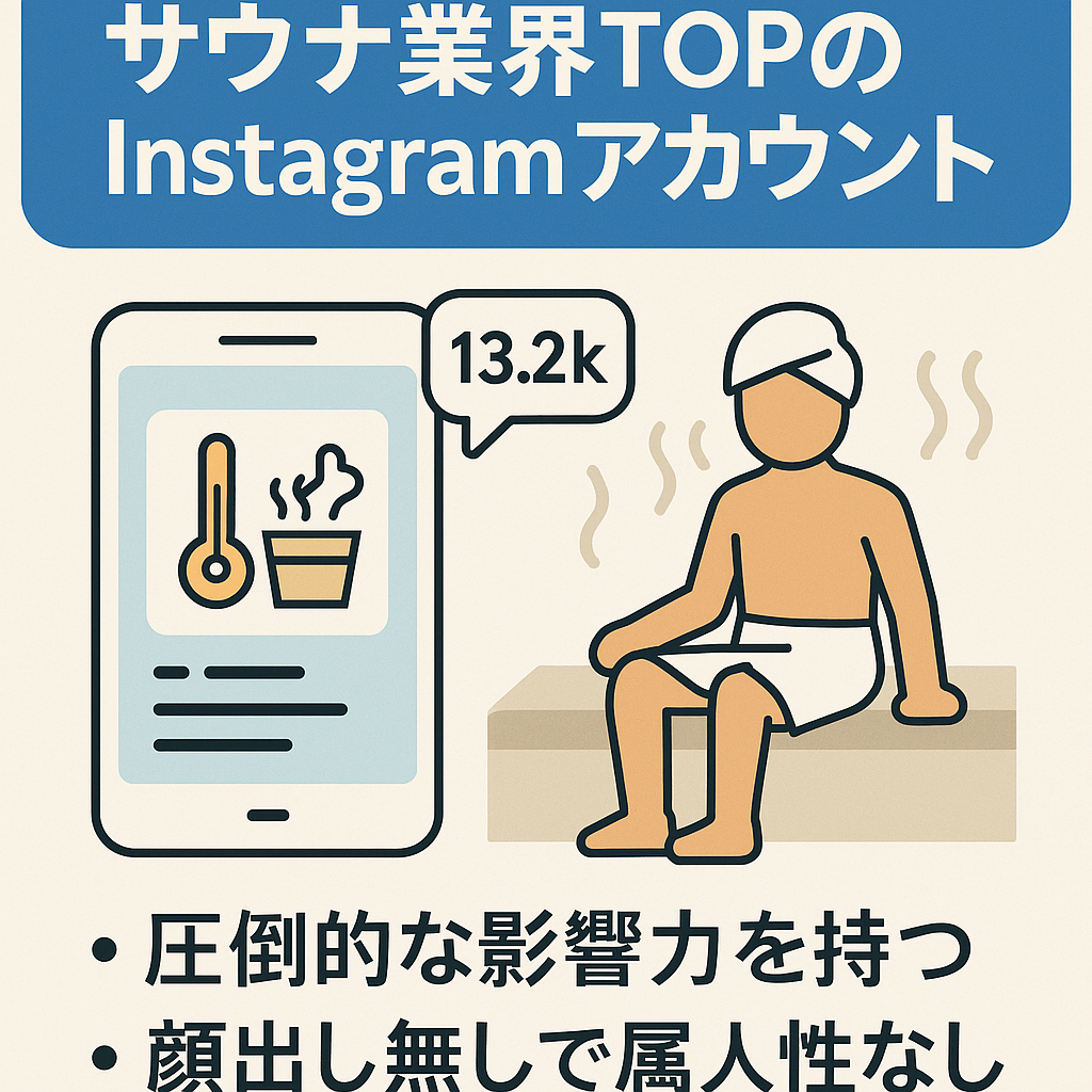 【Instagram1.32万人】サウナ業界TOPのInstagramアカウント