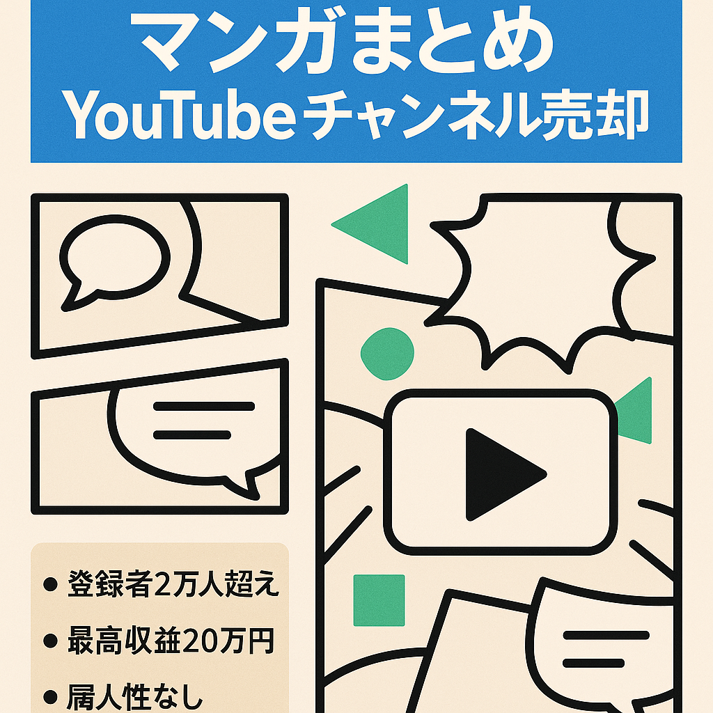 訳あり：【YouTube チャンネル登録者様20000人以上！】マンガまとめチャンネル