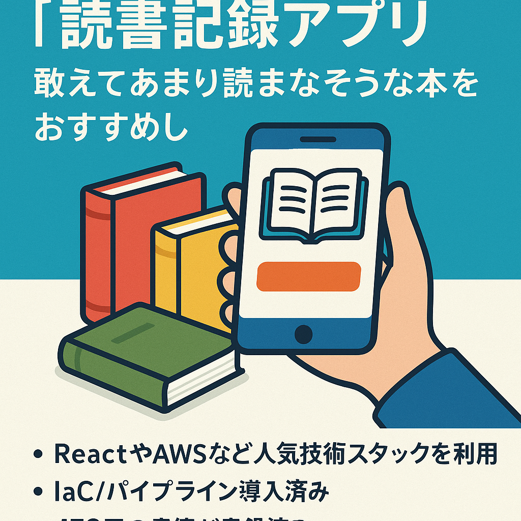敢えてあまり読まなそうな本をおすすめし、フィルターバブル解消を目指す読書記録アプリ