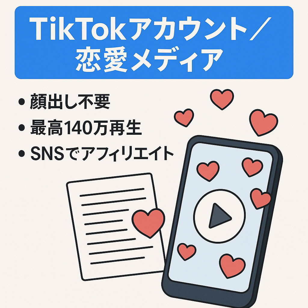 【TikTok 10000人以上フォロワー】非属人　恋愛メディア