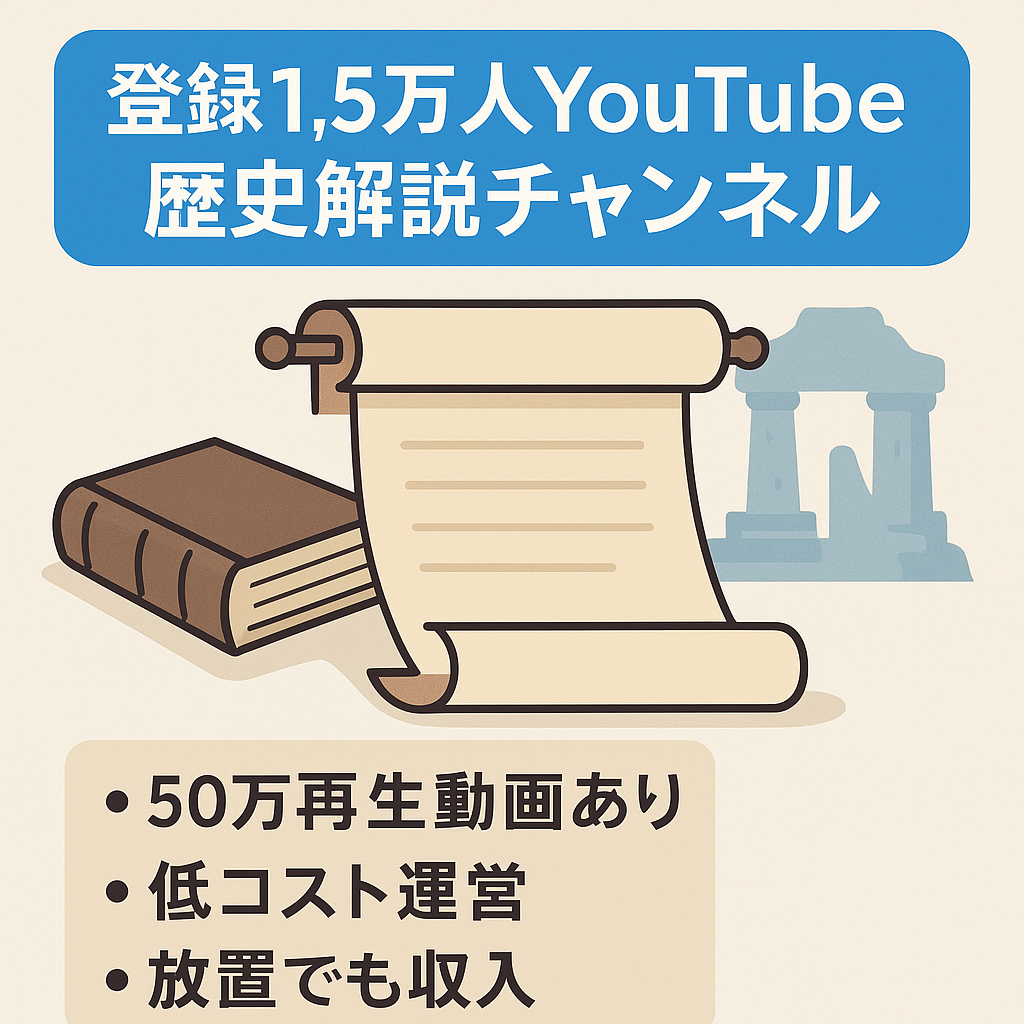 ⚠熟練者求む⚠【登録者15,000人超え】50万回再生あり　歴史系ずんだもん　(低迷気味です)