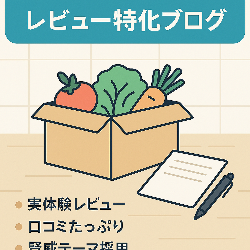 【ミールキットのレビューブログ】実体験を元に詳しい概要や口コミを記載。賢威使用