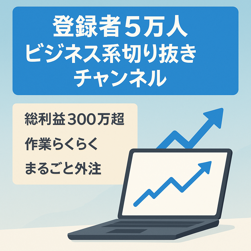 【登録者5万人超え！】ビジネス系YouTuberの切り抜きチャンネル