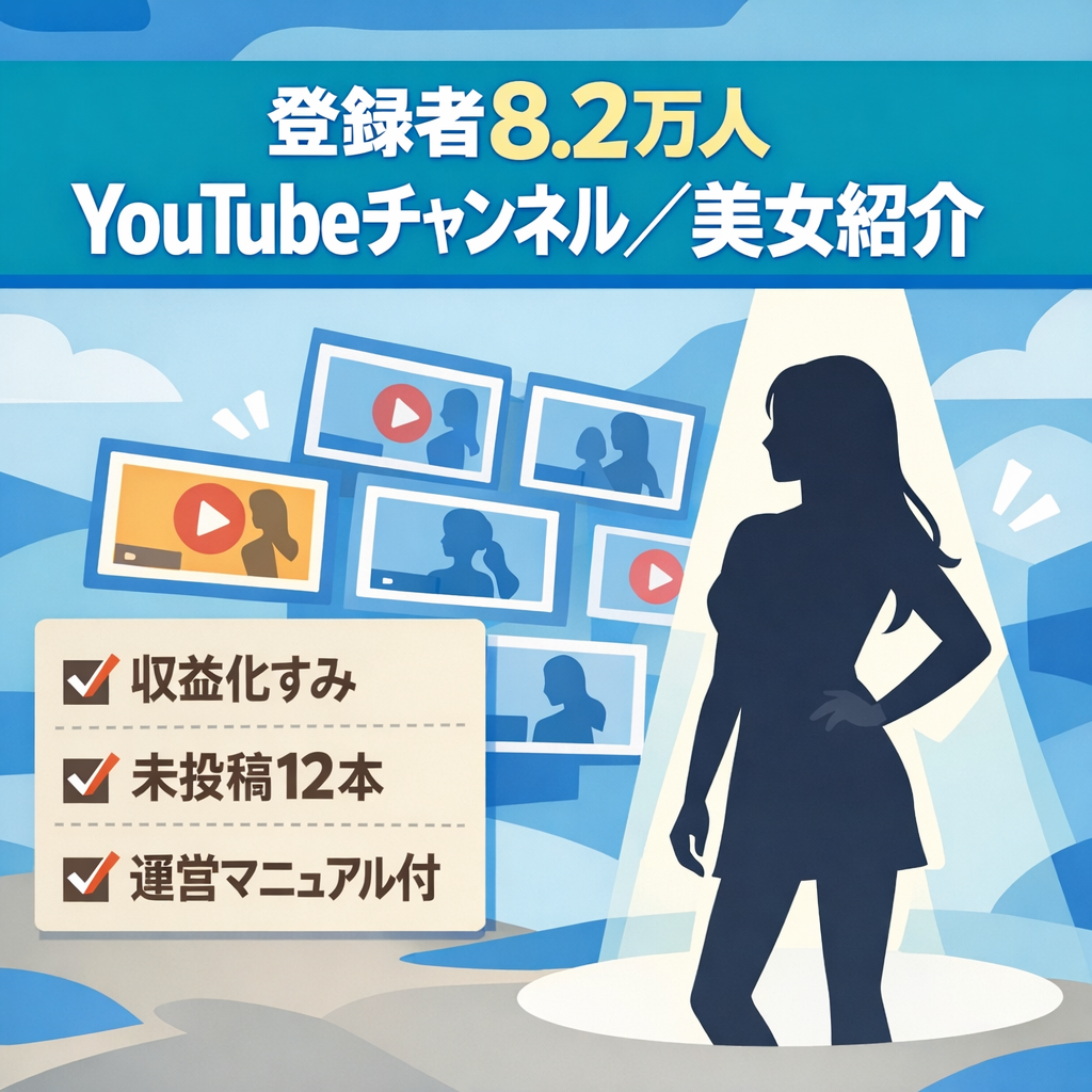 【登録者8.2万人】グラビア美女紹介Youtubeチャンネル案件