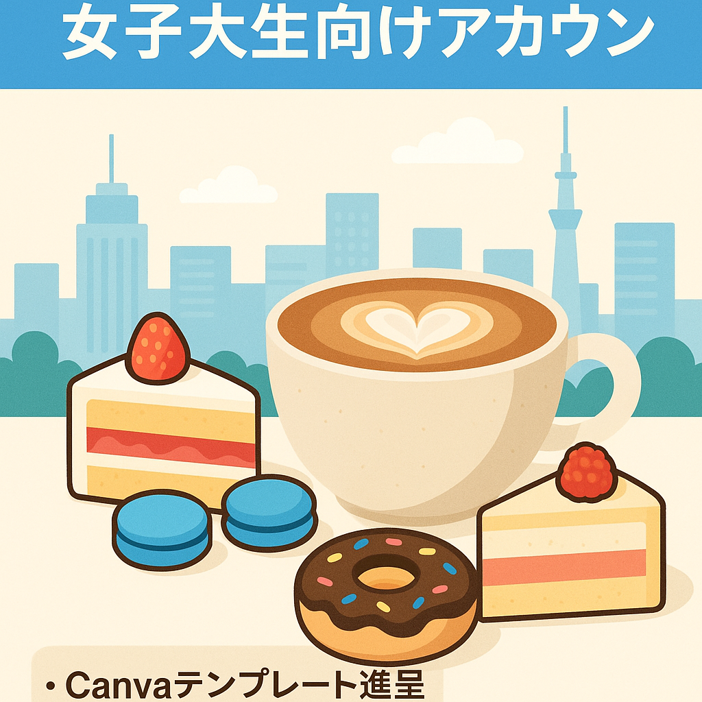 【都内限定カフェ紹介アカウント】女子大生に向けたおしゃれカフェ紹介