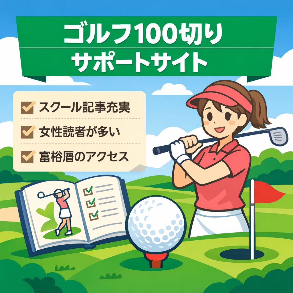 ゴルフの最初の壁100切りサイトスクールも充実しています
