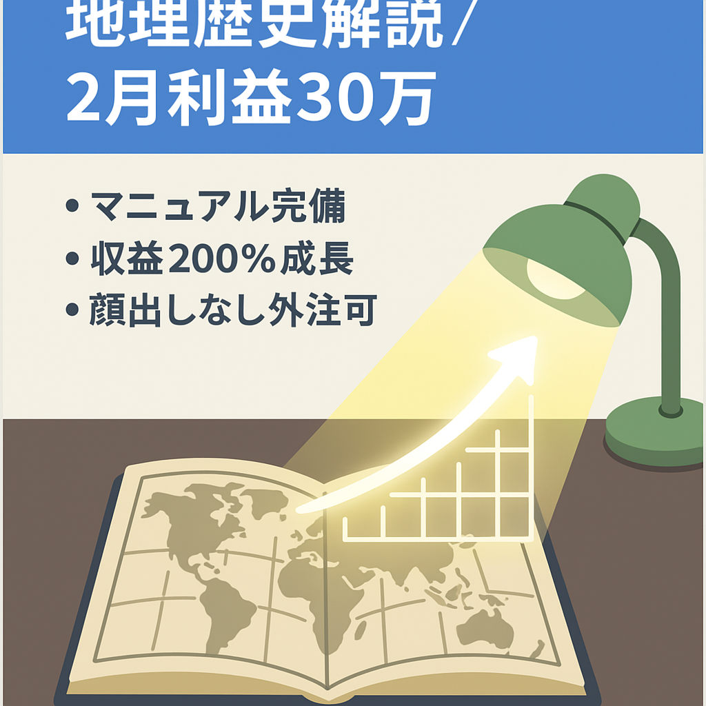 【2月利益30万・登録者11,000人以上】地理・歴史系ゆっくり解説
