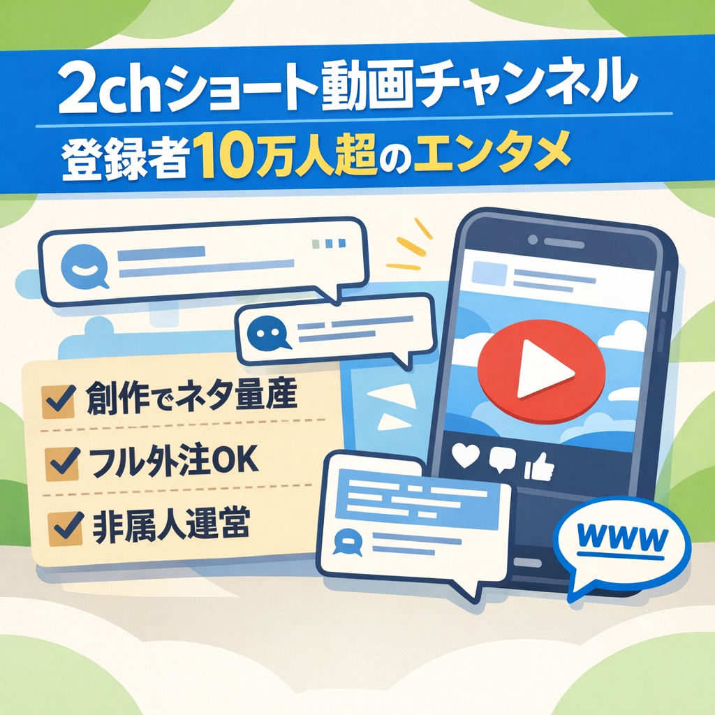 2chショート【登録者10万人越え】昔からあるジャンル、エンタメ系