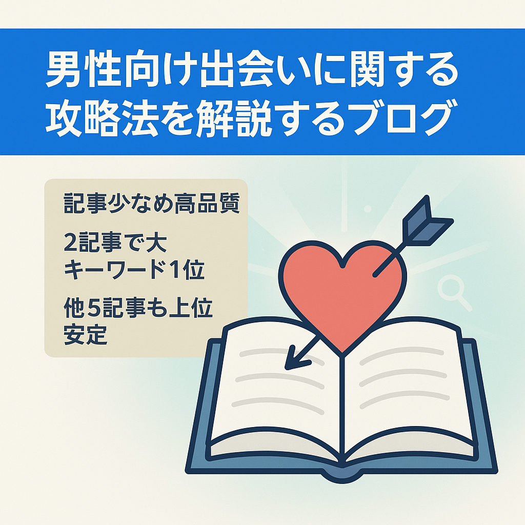 男性向け出会いに関する攻略法を解説するブログ