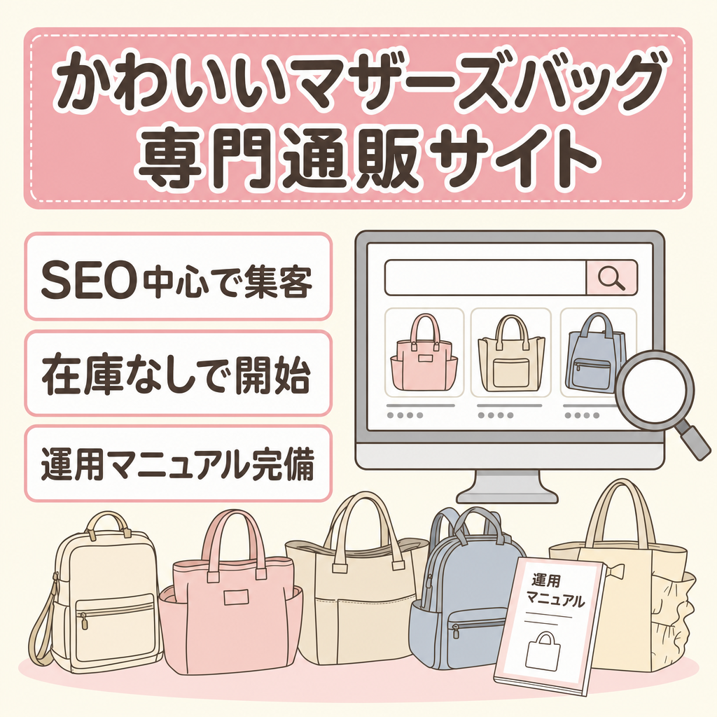 種類豊富で多彩なかわいいマザーズバッグ専門の通販サイト