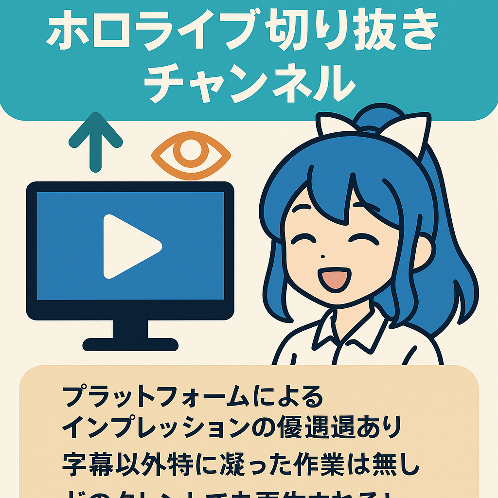 【単月132万実績あり】成長途中のホロライブ切り抜きチャンネル