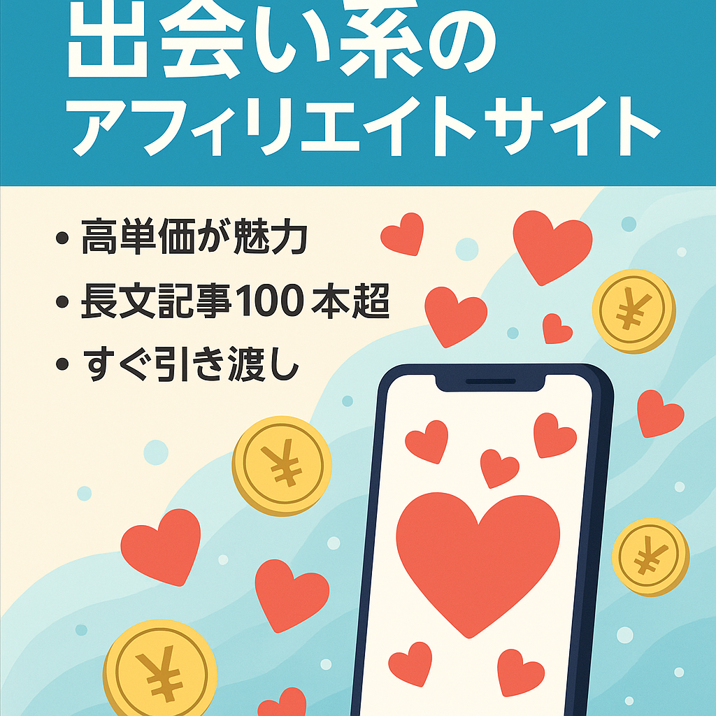 【高単価】出会い系のアフィリエイトサイト