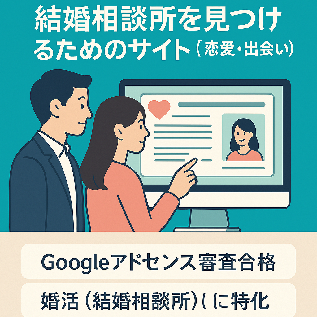 婚活に最適な結婚相談所を見つけるためのサイト【恋愛・出会い】