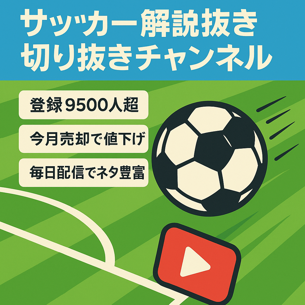 【Youtube切り抜き】サッカー解説系切り抜きチャンネル