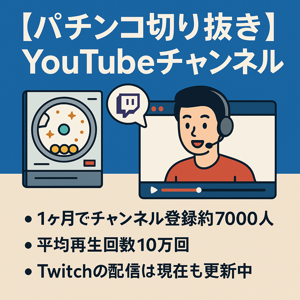 訳あり:【パチンコYouTubeアカウント切り抜き】某パチンコYouTuberのTwitch配信切り抜き