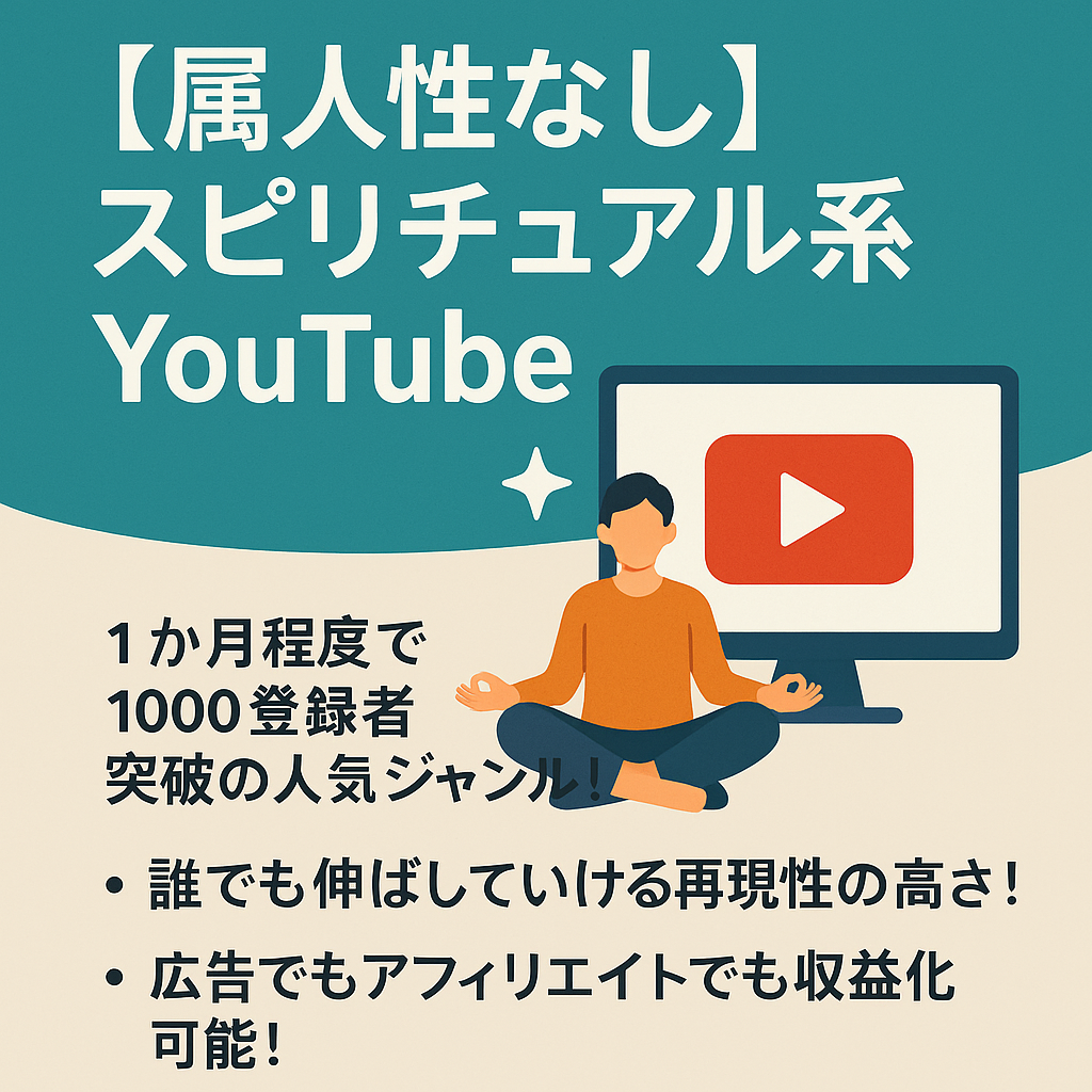 【属人性なし/1000登録者数突破】スピリチュアル系YouTube