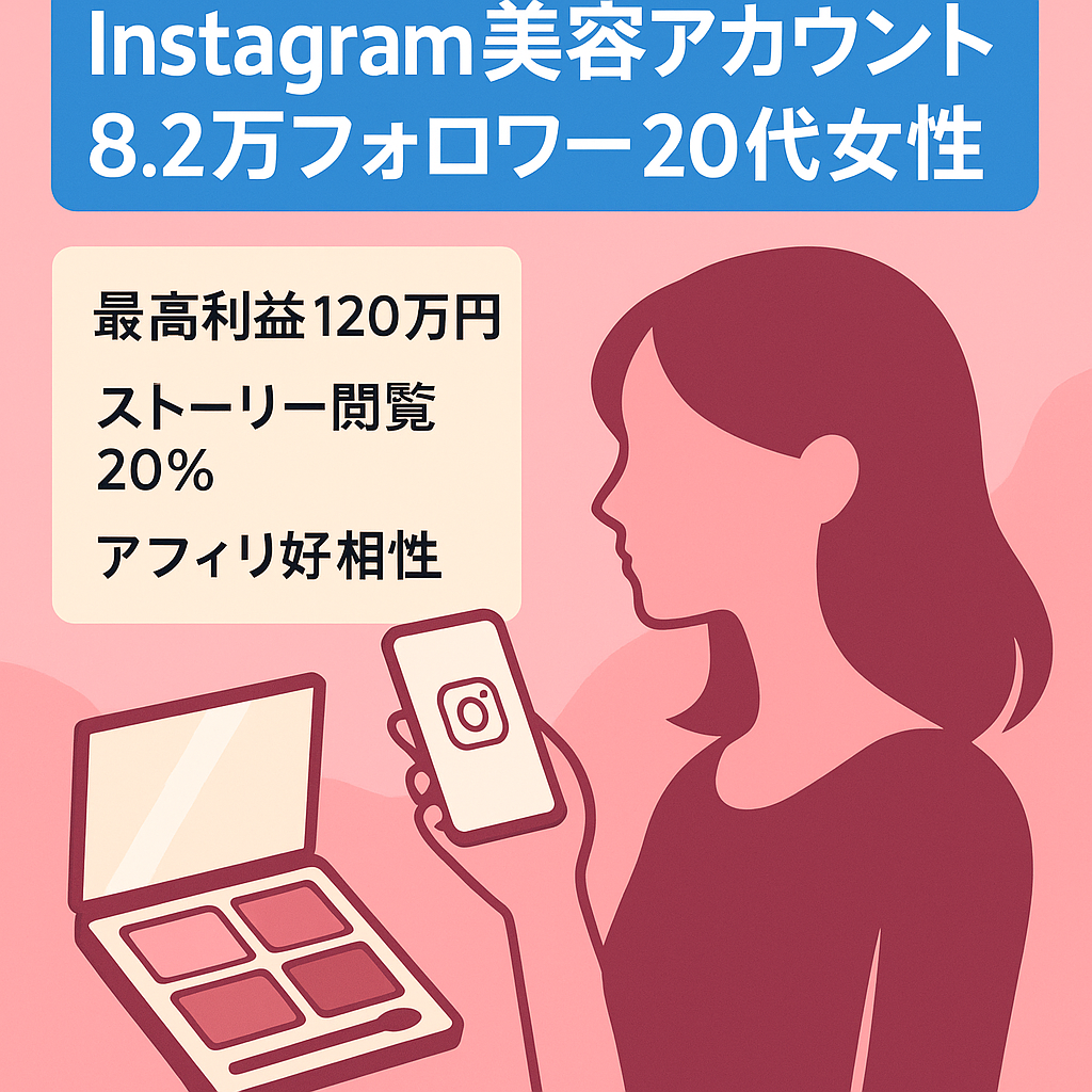 【Instagram8.2万フォロワー】20代女性向け大手美容系アカウント