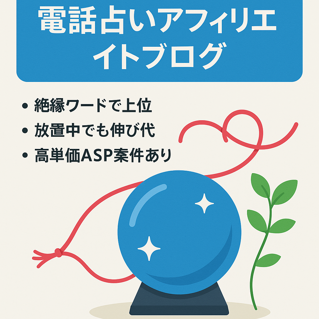 【絶縁の悩みに特化】電話占いのアフィリエイトブログ