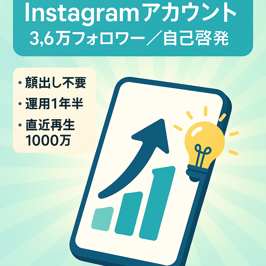 【Instagramフォロワー3.6万人】自己啓発系メディア、１投稿バズ500万再生過去3ヶ月間再生約1000万以上、切り抜き
