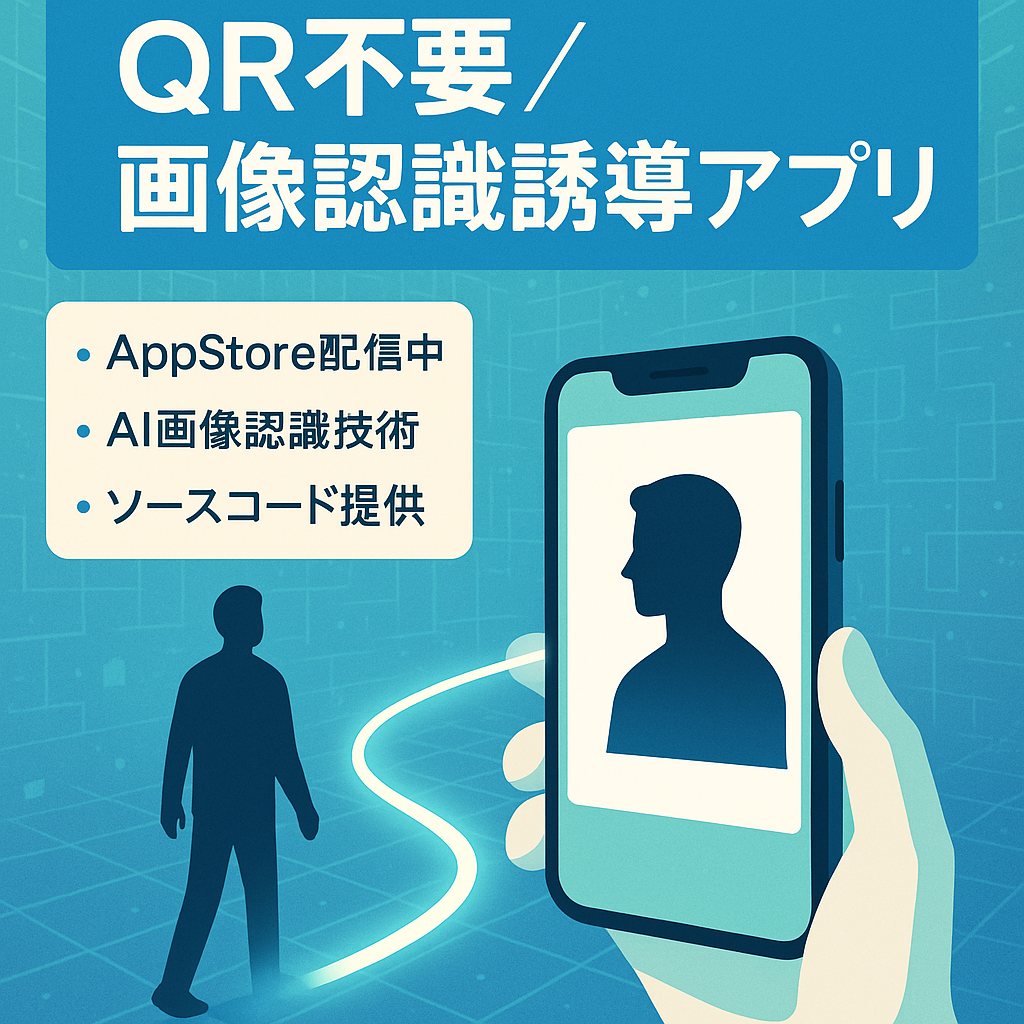 QRコードなしで何からでも動画やSNS、スマホサービスに導けるアプリ