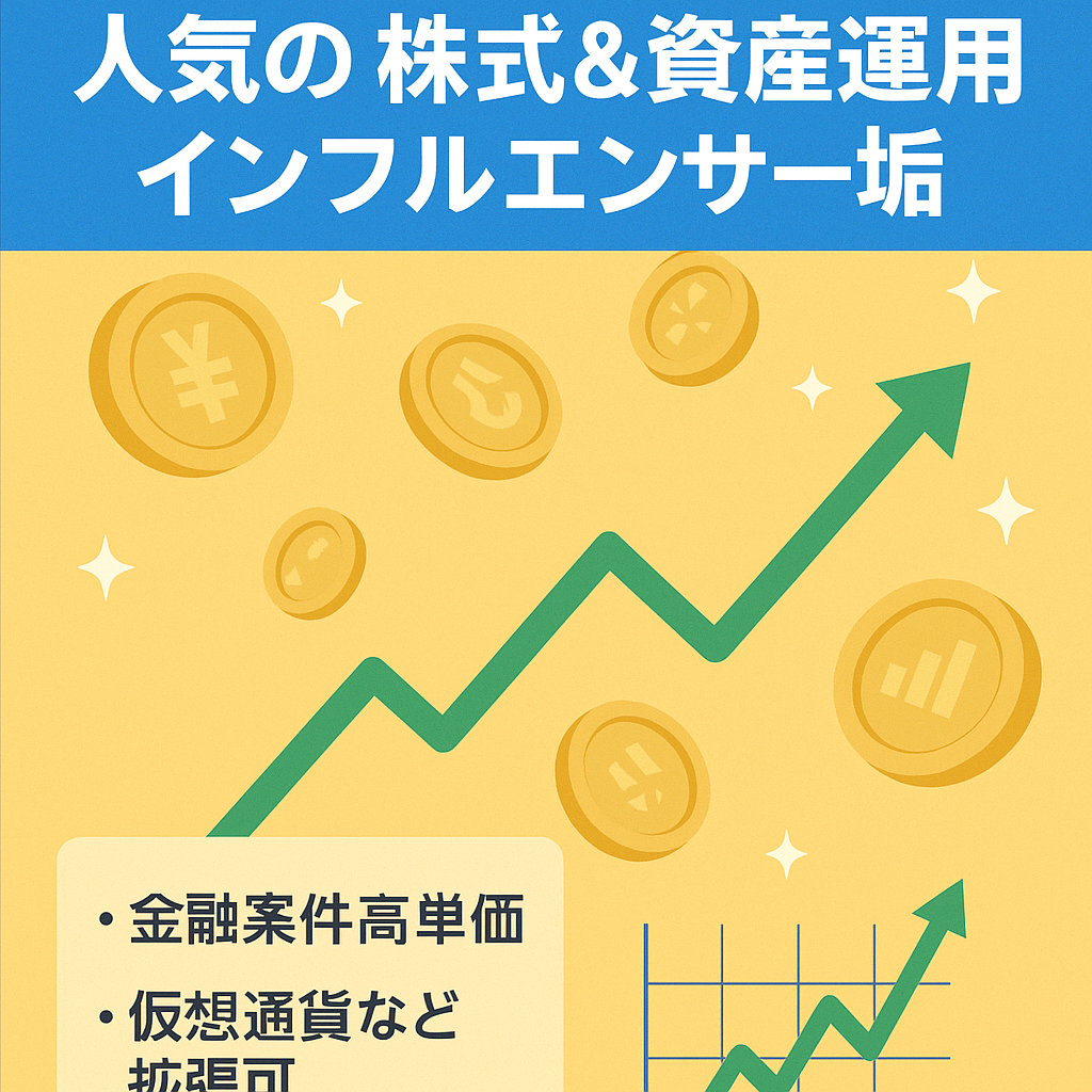 【成約クロージング中】人気の株式&資産運用インフルエンサー垢