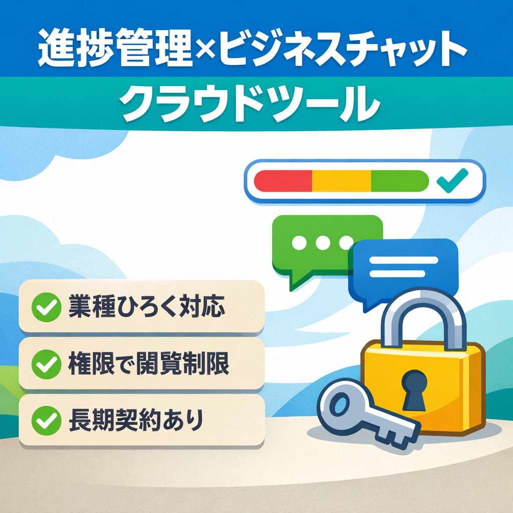 【幅広い業種に販売可能】タスクや業務の進捗管理×ビジネスチャットツール（SaaS）