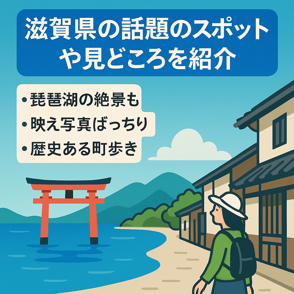 滋賀県の話題のスポットや見どころを紹介