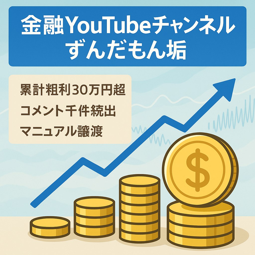 【5月10万/6月16万利益/最高月間455万IMP】業界TOP3の金融ずんだもん垢.登録者5,440 収益化済【収益右肩上がり】