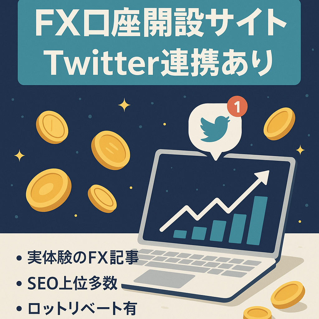 FX口座開設サイト | サイトエビデンスとしてリアルトレード投稿のTwitter連携アリ